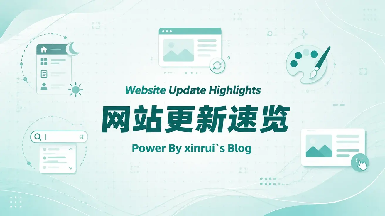 最近网站的一些变动