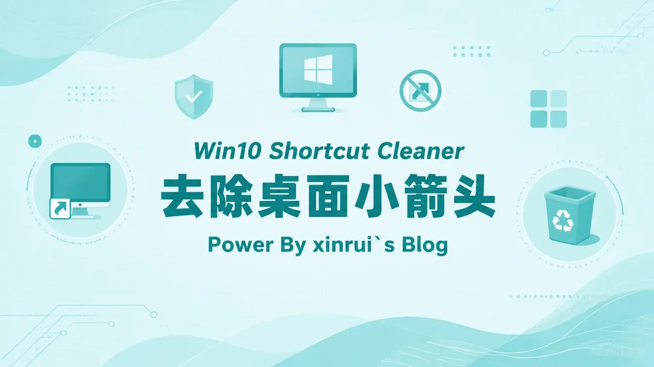 Win10去除快捷方式小箭头
