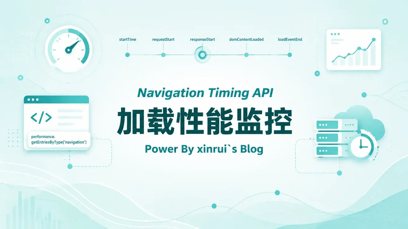 用Navigation Timing API给博客添加上加载时间